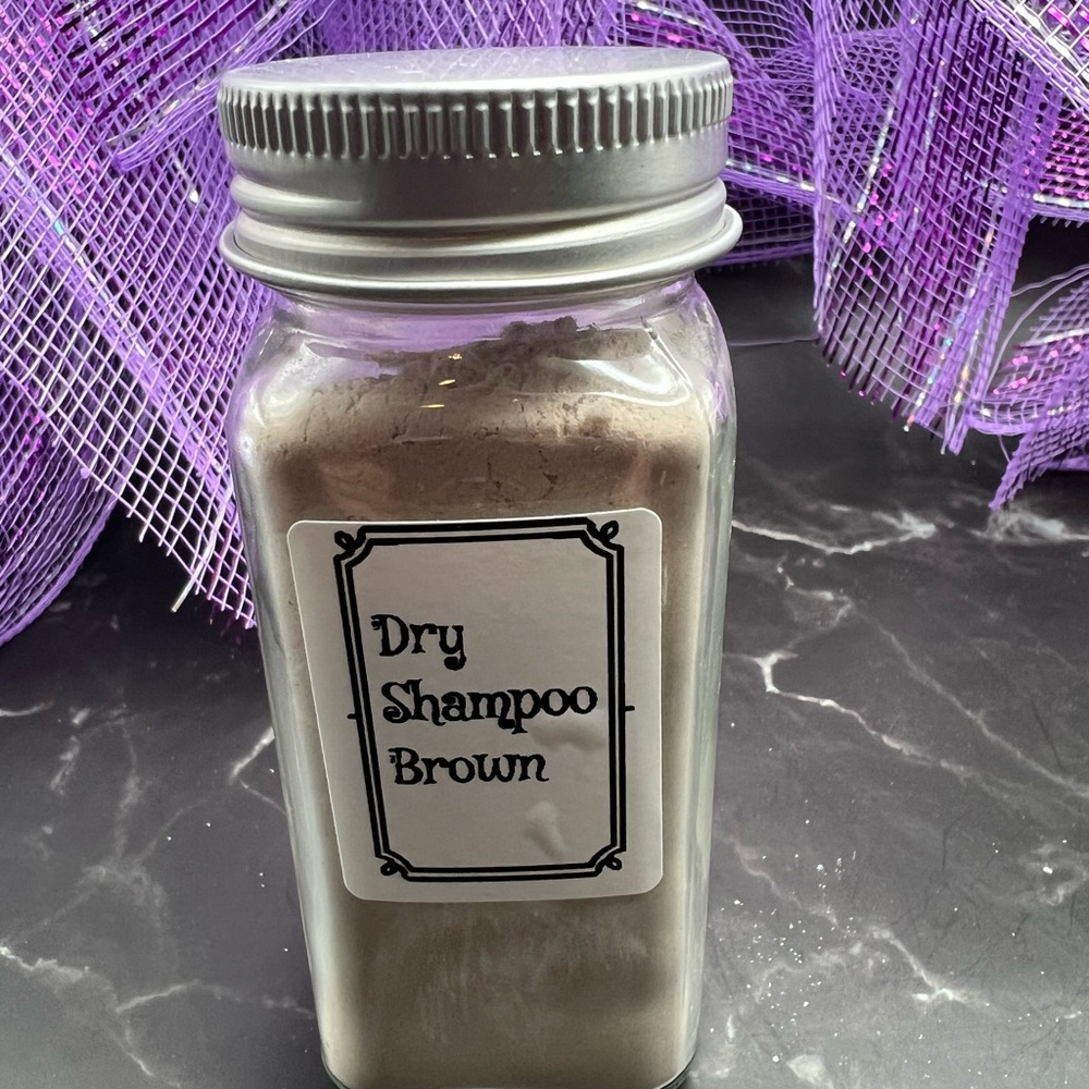 Organic Dry shampoo for Brown hair 4 ounces